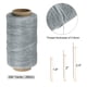 thumbnail image 2 of Hilo de Coser para Tapicería Uxcell 260m Poliéster con 30 Piezas de Agujas, Gris Claro, 2 of 6