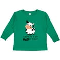 thumbnail image 3 of Inktastic Sorry, I'm a Bit MOOdy Today Cute Cow Pun Boys or Girls Long Sleeve Toddler T-Shirt, 3 of 5