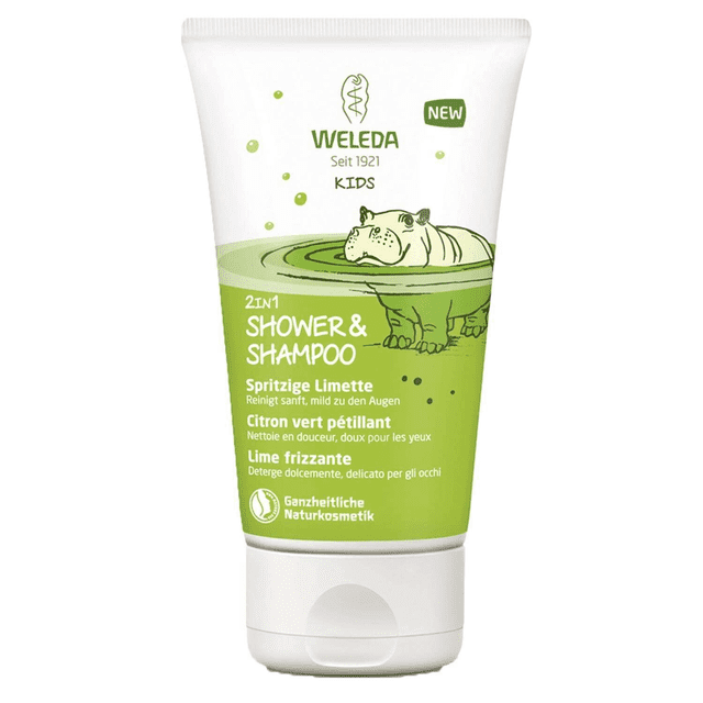 Champú y Jabón Corporal Weleda 2 en 1 Infantil Lima Chispeante 150ml