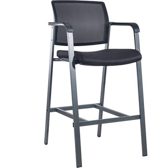 Lorell, Mesh Back Guest Stool, 1 Each