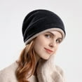 thumbnail image 2 of LEKODE Thin Beanie Skull Cap Knit Hat Mens Hats Winter Hats Summer Beanies Mens Hat Black One Size, 2 of 4