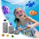 thumbnail image 2 of Piscina infantil de buceo, fácil de desmontar, 7,6 x 7,6 x 7,5 cm, juego de piscina flotante con animales para nadar y bucear, uso versátil para niños y niñas, verano, patio trasero, 2 of 2