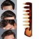 thumbnail image 4 of Peine para peinado, peine para el cabello con aceite de dientes anchos retro para hombres, peine para el cabello de resina, diseño exquisito, 4 of 7