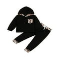 thumbnail image 1 of MesaSe Baby Boys 2PCS Pants Sets Long Sleeve  Neck Sweatshirt Tops Solid Color Pants Sets, 1 of 6
