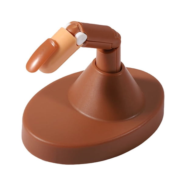 Dedos de práctica de uñas para uñas acrílicas - Juego de dedos de arte de uñas de entrenamiento de uñas flexibles, práctica de dedos falsos uñas falsas con base MFZFUKR CPB-DE-LYY266-1