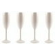 thumbnail image 1 of Bewildely 4 copas de cristal reutilizables para alimentario, resistentes a roturas, ideales para cócteles, bodas, fiestas y reuniones. Barra de herramientas blanco, 1 of 6