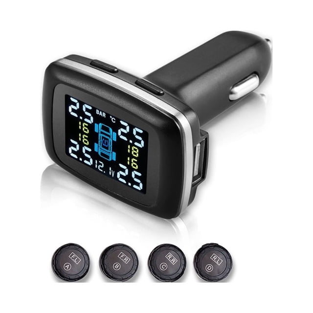 Speravity Sensor de presión de neumáticos automático para PC, interfaz USB Digital portátil, encendedor, Detector de pantalla a Color con Pantallas optoelectrónicas