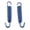 Blue, variant on Pair 65mm Stainless Heavy Duty Exhaust Spring for Motorcycle ATV -