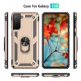 thumbnail image 2 of TechCircle Samsung Galaxy S21 Case, Ring Holder Kickstand Magnetic Hybrid Rugged Shockproof Cover, Gold, 2 of 7