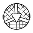 thumbnail image 1 of Rejilla protectora universal para faros de motocicleta de 6,5 pulgadas, estilo retro, color negro Triángulo Centro, 1 of 9