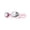 Silver/Pink, variant on TYR Black Ops Mirrored Women's Fit Goggle - Silver/Pink