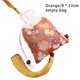 thumbnail image 2 of Sonducket Bolsita con cordón, bordado vacío, bendiciones, hogar, oficina, puerta, ventana, coche, revisión trasera, colgante, regalos de festival Accesorios de disfraces Naranja Sonducket AP017945-04, 2 of 6