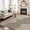 Gray, variant on Bedliving 8' x 10' Washable Area Rug, Gray Beige Contour Line Abstract Low Pile Carpet for Living Room Bedroom