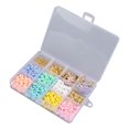 thumbnail image 5 of Kit de cuentas de arcilla suave con flor de cuatro lados, corona redonda, círculo, combinaciones artesanales, cuentas de arcilla suave coloridas y bonitas, 5 of 5
