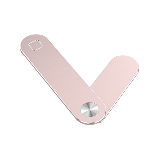 Soporte magnético para pantalla de montaje lateral para computadora portátil Soporte para teléfono Soporte para tableta (rosa)