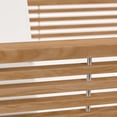 thumbnail image 6 of Modway Carlsbad Teak Wood Outdoor Patio Armchair in Natural White, 6 of 8