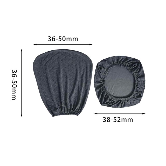 Split Office Chair Cover Waterproof Universal Washable Protective Seat Cover Removable dark grey