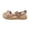 A-Beige521, variant on Womens Flat Sandals Coastal Raffia Sole Dual Hook Loop Ankle Buckle Ladies Sandals Summer Lightweight Resort Daily Casual Sandals