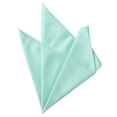 thumbnail image 2 of Jacob Alexander Men's Tone on Tone Corded Pocket Square - Aqua, 2 of 5