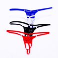 thumbnail image 4 of maskred sous-Vêtements Respirants pour Hommes Ouverture Frontale Slip String Pochette Rouge 1ensemble, 4 of 6