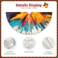 Lukts Colorful Paint Print print color life Christmas Tree Skirt
