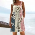 thumbnail image 6 of Haivin Halter Neck Romper for Woman, Loose-fitting with Beach Print and Pockets, Lightweight and Comfortable for Summer Vacation and Casual Wear, 6 of 6