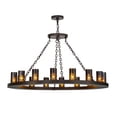 thumbnail image 5 of Meyda Tiffany 151695 Loxley 16 Light 48" Wide Ring Chandelier - MultiColor, 5 of 7