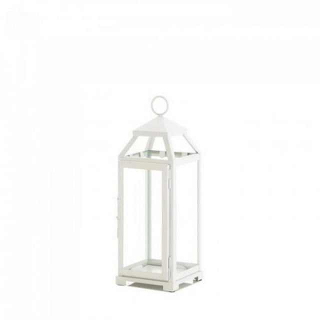 Gallery of Light 10018645 Open Top Lantern - Country White, Medium