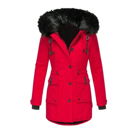 

Bkolouuoe Women Plus Size Daily Winter Coat Lapel Collar Long Sleeve Jacket Vintage Thicken Warm Hooded Wool Jackets for Womens down Lightweight Teal Scrub
