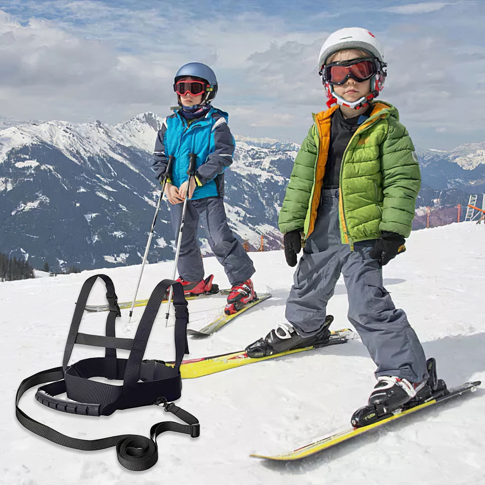 Professional Portable Ski Bandage Adjustable Sports Outdoor Skiing Device kit 