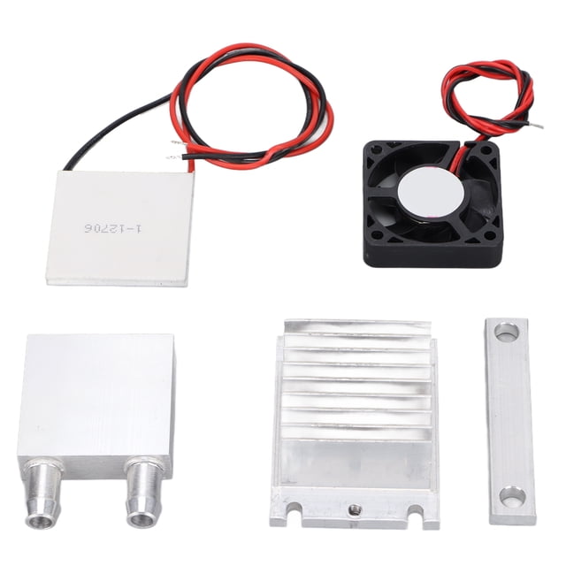 Thermoelectric Cooler, Sealed Structure Peltier Cooler Kit Refrigeration DIY Production Small Size Design Lightweight Portable for Household for Computer