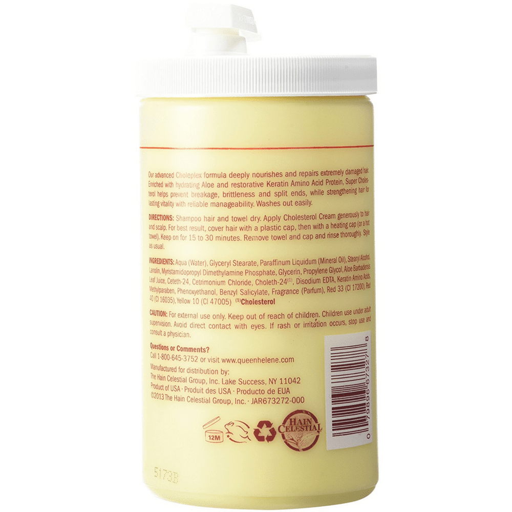 QUEEN HELENE Super Cholesterol Hair Conditioning Cream 32 oz (Pack of 2) -  Walmart.com