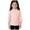 Pink, variant on Wonitaaizi Little Girls Long Sleeve Turtleneck Shirts Toddler Mock Neck Plain Top (9-10 Years,Grey)