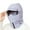Blue, variant on Windproof Full Cover Outdoor Riding Hat For Winter With Integrated Glasses Ski Mask Balaclava For Motorcycle Skiing And Snow Sports White