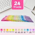 thumbnail image 2 of Notas adhesivas Vanpad, 24 blocs, 7.5 x 7.5 cm, colores brillantes, 2 of 7