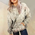 thumbnail image 4 of TOWED22 Camo Hoodies for Kids Boys Girls Maple Leaf Print Oversized Drop Shoulder Hooded Sweatshirt Pullover With Pocket Streetwear,Beige,4-5 Y, 4 of 7