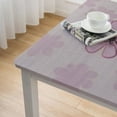 thumbnail image 4 of HAOXIT  Decorative Red Floral Print  Water Resistant Tablecloth Wrinkle Free and Stain Resistant Fabric Tablecloths for Square Table 36*36, 4 of 7