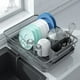 thumbnail image 3 of Kitsure Escurreplatos - Escurreplatos que Ahorra Espacio, Escurreplatos para encimera de Cocina, Escurridor de Cocina de Acero Inoxidable Duradero con Soporte para Cubiertos, Gris, 3 of 4