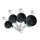 thumbnail image 3 of Juego de tazas y cucharas medidoras, mango de acero inoxidable apilable de 8 piezas, cucharada precisa para medir ingredientes secos y líquidos, cucharadita pequeña con, 3 of 4