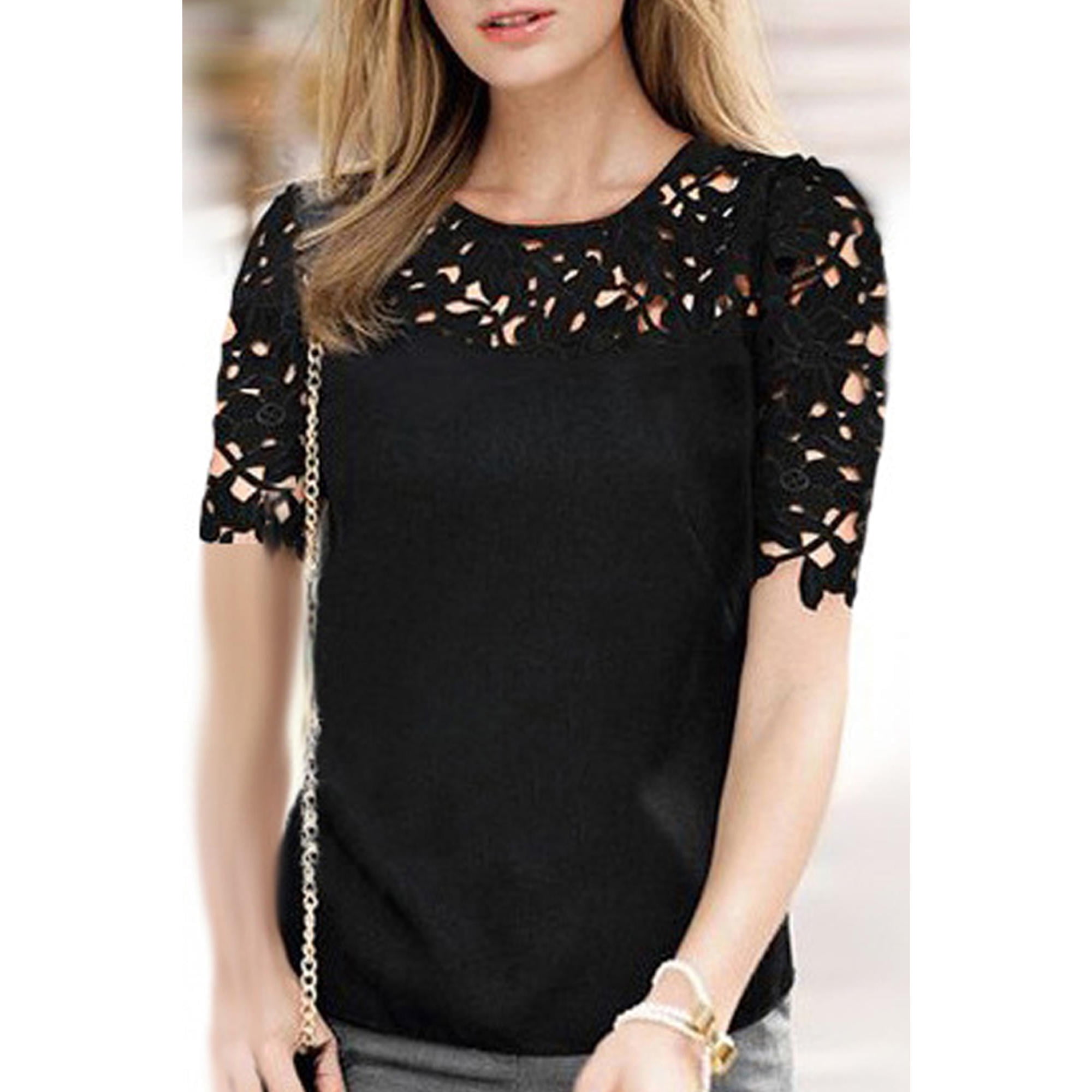 formal lace blouse