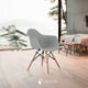 thumbnail image 3 of Sillas de Comedor Ergonomicas con Estructura de Madera Diseño Moderno Tipo Eames para Sala Oficina e Interiores Minimalistas con Soporte de Acero Set 4 Piezas Gris, 3 of 5