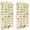 Beige, variant on 80 Pockets Hanging Jewelry Organizer for women, Storage Bag for Earrings Necklace Bracelet Ring accessory display holder, Beige