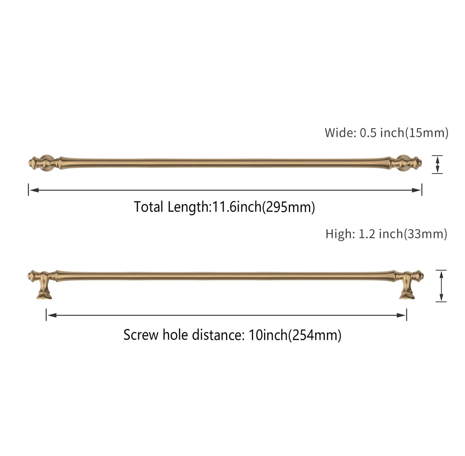 6 Pack Brushed Brass Cabinet Pulls Gold Kitchen Cabinet Handles Hardware For Cupboard Drawer Doors Bathroom Furniture