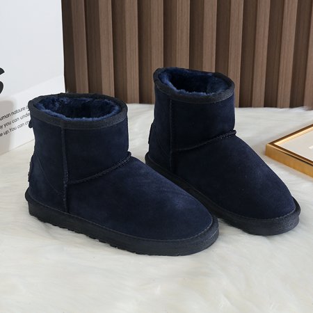

Women s Ankle Snow Boots Fluffy Fur Thermal Insulated Suede Shoes Women s Footwear