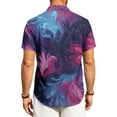 thumbnail image 5 of Dresfit Polo Shirt Mens Button Down Graphic Hawaiian Shirts Spring 2026 Short Sleeve Holiday Mokaloha Shirt Funny Loose Oversized Beach Aloha Shirt Purple 2XL, 5 of 8