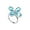 Blue, variant on Crystal Flower Statement Ring for Women Multi-Color CZ Stones Bohemian Floral Ring Promise Engagement Rings Wedding Band Adjustable Fashion Jewelry