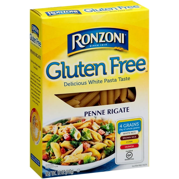 8 Pack Ronzoni Gluten Free Penne Rigate 12 Oz Walmart Com Walmart Com