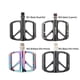 thumbnail image 4 of Sonducket 1 par de accesorios mejorados de Pedal de bicicleta, clavos de fijación de plataforma plana para bicicleta, pedales de Metal de Ciclismo Negro RX2Black(DU+Cojinete), 4 of 6