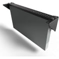 thumbnail image 2 of Mofangtech New Folding 19-Inch Vertical Wall Mount Rack Bracket Wall Moutable Server Rack with Hardware Black (3U), 2 of 5