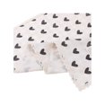 thumbnail image 5 of INSPIRE CHIC Women's Heart Printed Cotton Linen Scarves, Cute Retro Lace Trim Square Headscarf Neckerchief 23.6x23.6" Beige, 5 of 6